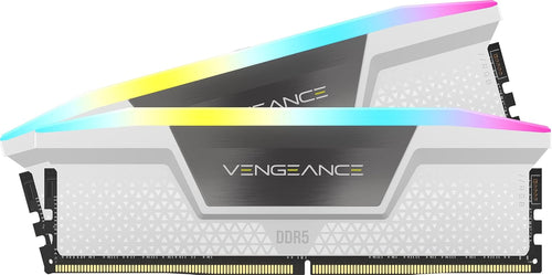 Corsair Vengeance RGB DDR5 RAM 32GB 6000MHz desktop memory dual channel kit white