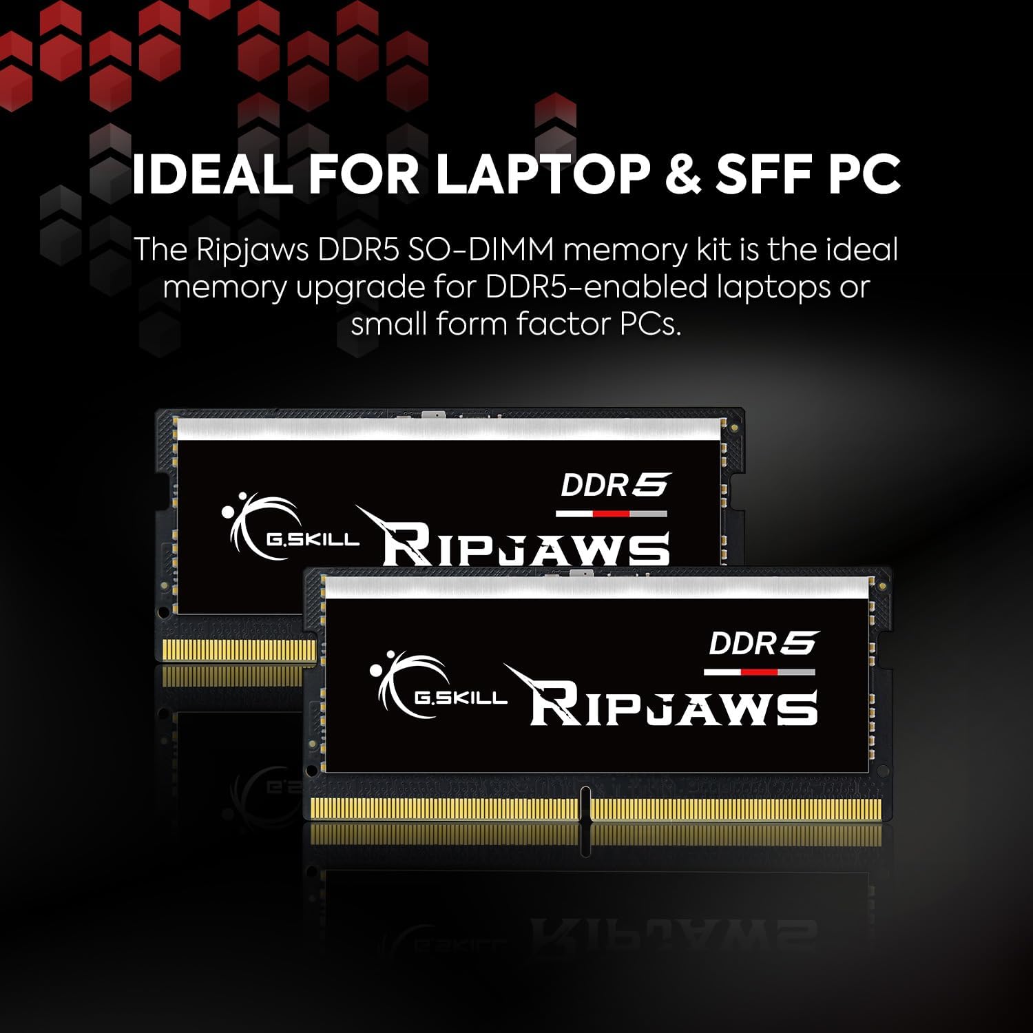 G.Skill Ripjaws DDR5 RAM 32GB 4800MHz laptop memory dual channel kit