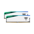 Patriot Viper Elite 5 DDR5 RAM 32GB 6000MHz RGB gaming memory dual channel kit white