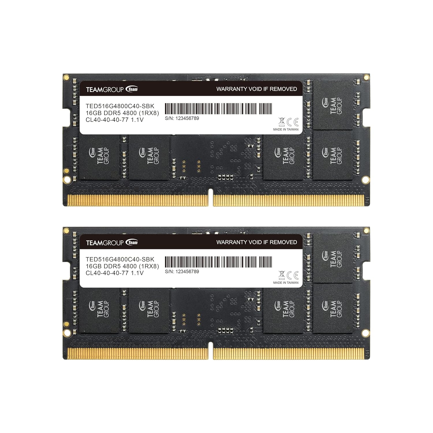 TeamGroup ELITE DDR5 RAM 32GB 4800MHz laptop memory dual channel kit