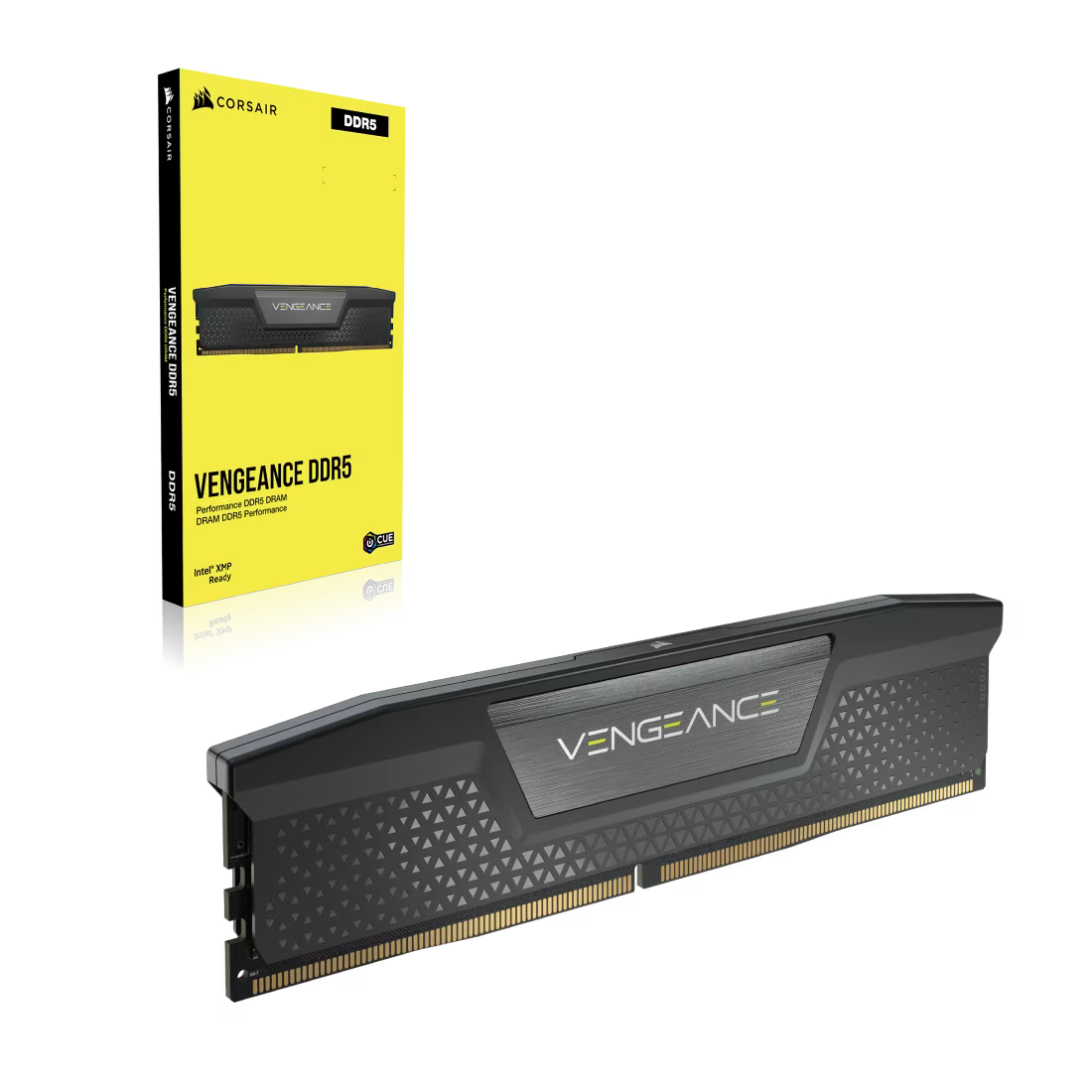 CORSAIR VENGEANCE DDR5 RAM 32GB (2x16GB) 5600MHz Intel XMP Desktop Computer Memory - Black (CMK32GX5M2B5600C40)
