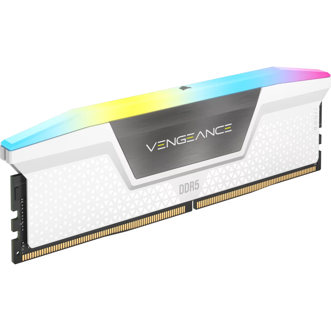 CORSAIR Vengeance RGB DDR5 RAM 32GB (2x16GB) 6000MHz CL36 Intel XMP iCUE Compatible Computer Memory - White (CMH32GX5M2E6000C36W)