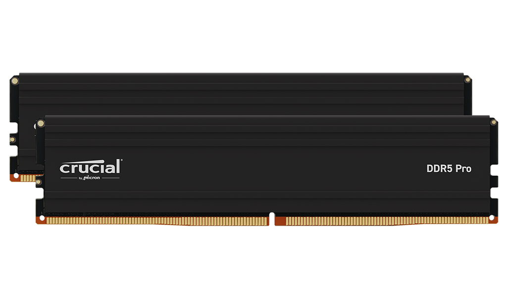 Crucial Pro DDR5 RAM 64GB Kit (2x32GB) 5600MT/s Desktop Memory - CP2K32G56C46U5